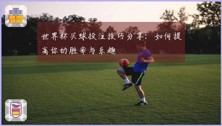 世界杯买球投注技巧分享：如何提高你的胜率与乐趣